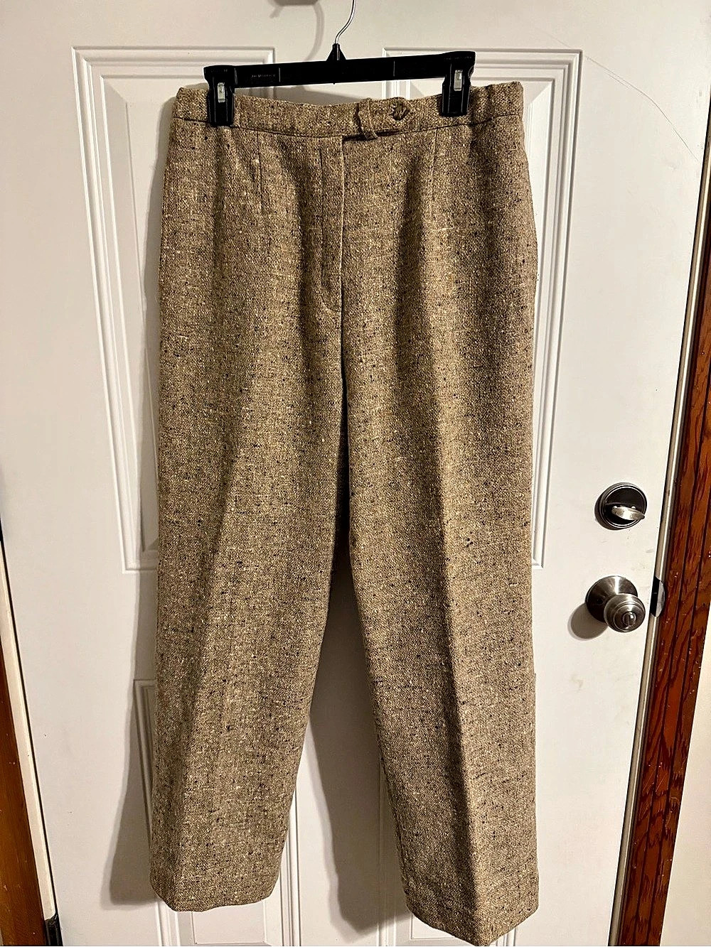 Weathervane Women's Wool Trousers in Brown Vintage Size 12
